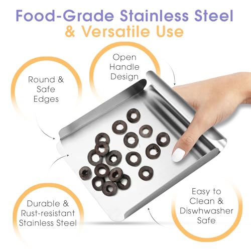 Crunch Co. Metal Food Scoop for Harvest Right Freeze Dryer