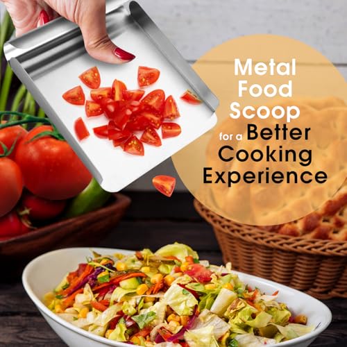 Crunch Co. Stainless Steel Food Scoop – Universal Fit for All Freeze Dryer Trays – Compatible with Harvest Right & More