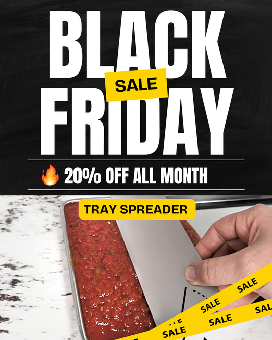 Crunch Co. Stainless Steel Food Spreader – Leveling Tool for Small & Medium Harvest Right Freeze Dryer