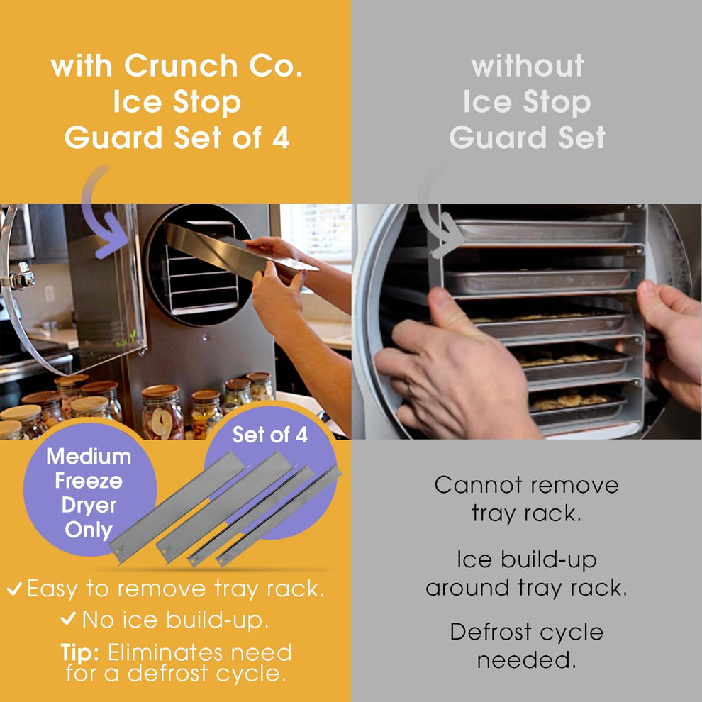 Crunch Co. 4 pc Ice Stop Guard Set for Medium Harvest Right Freeze Dry ...