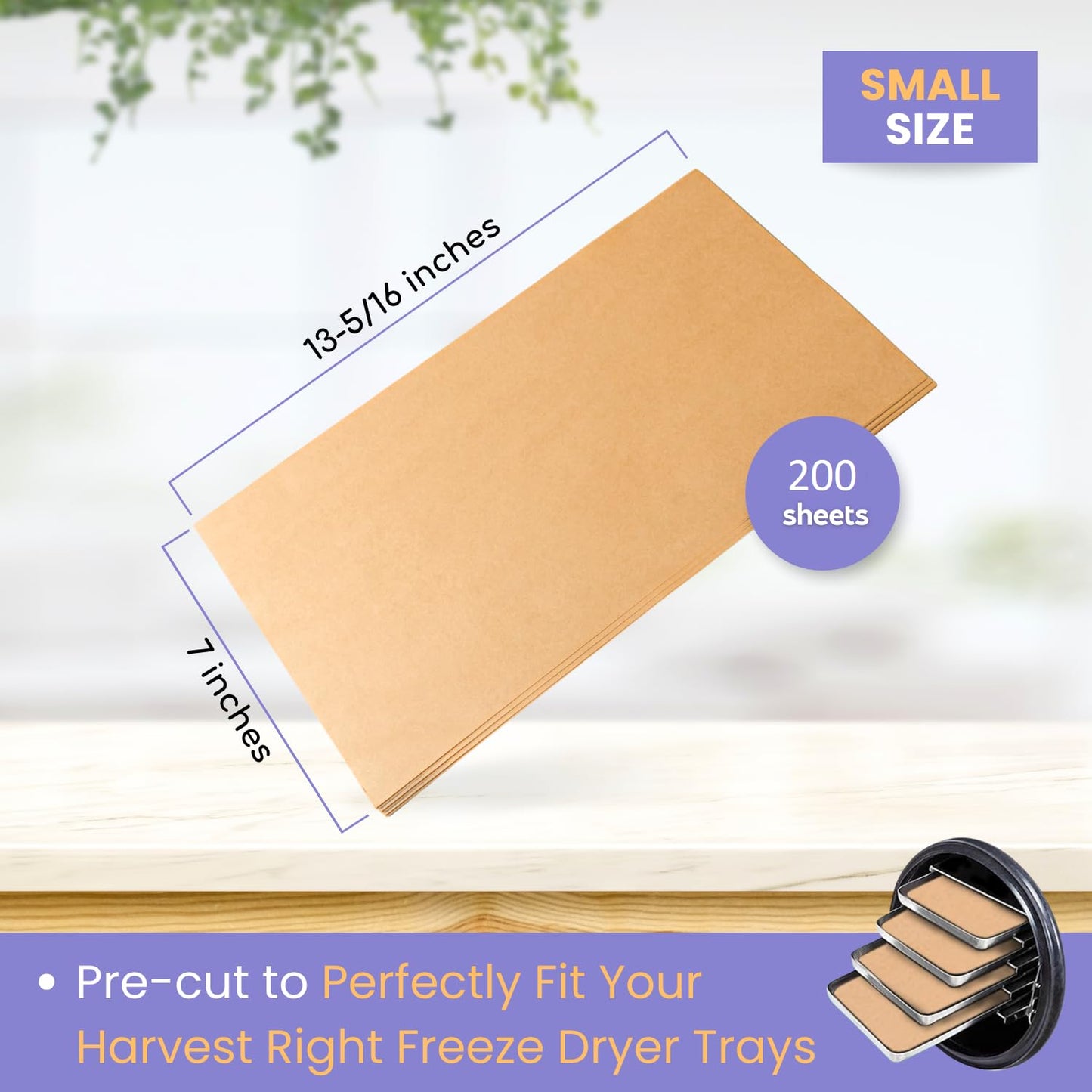 Crunch Co. Parchment Paper For Harvest Right Freeze Dryer