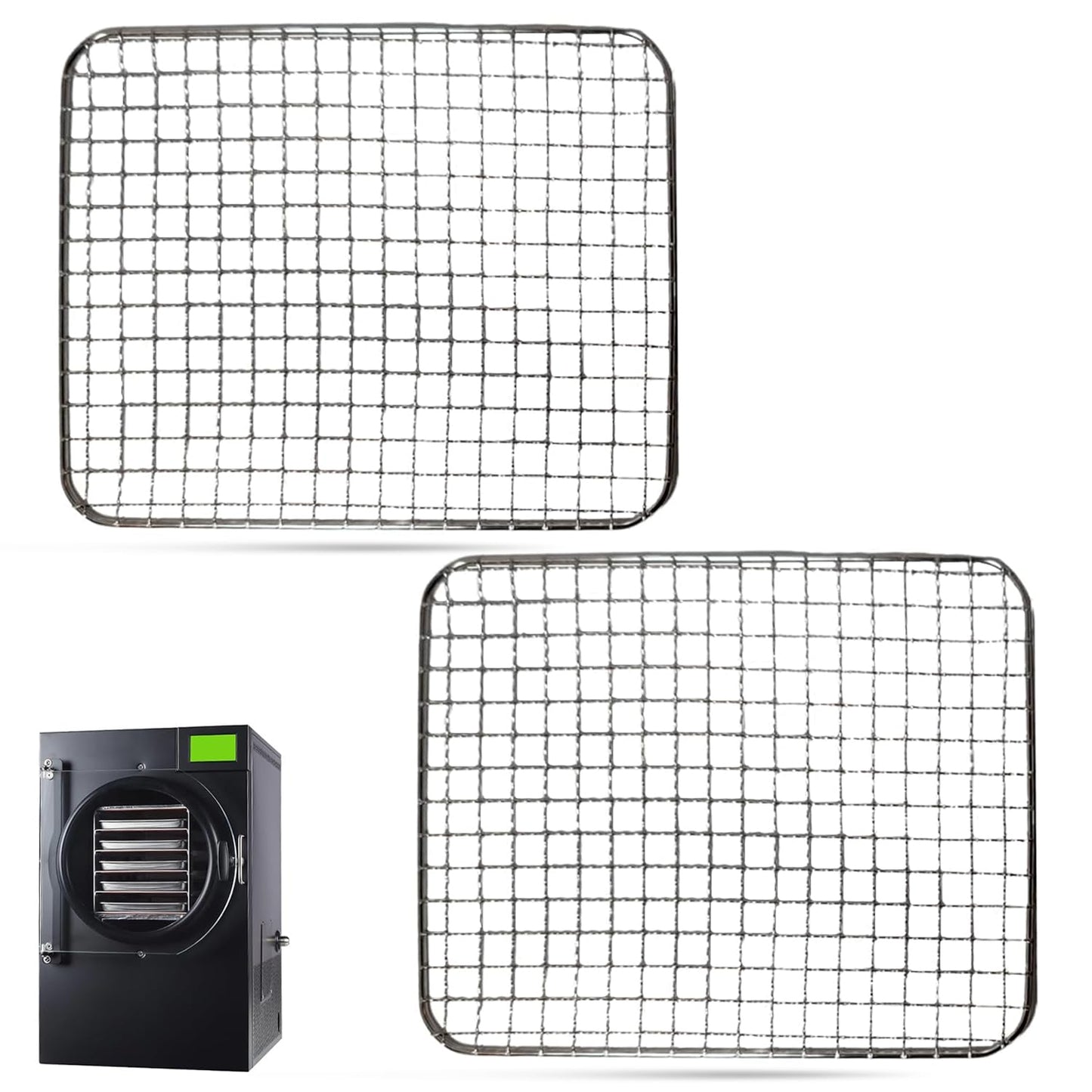 Crunch Co. Mesh Wire Tray Inserts for Harvest Right Medium Freeze Dryer Trays (Pack of 10)