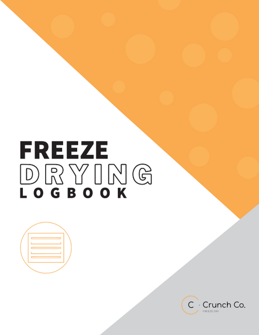 Digital PDF - Freeze Drying Logbook (not a physical product)